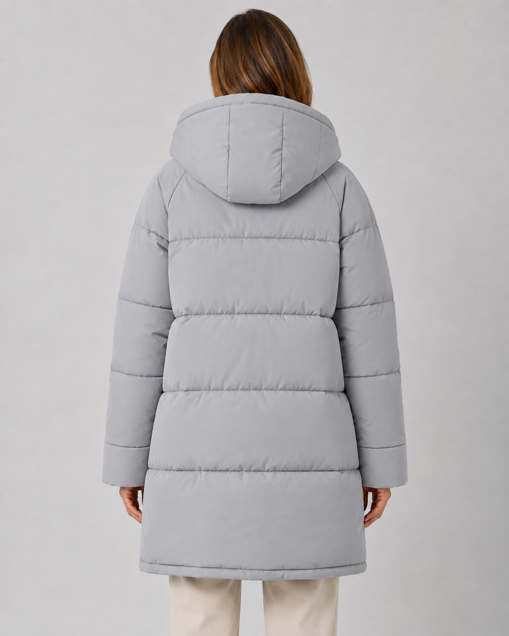 Isadora | Hooded Longline Puffer Coat