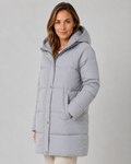 Isadora | Hooded Longline Puffer Coat