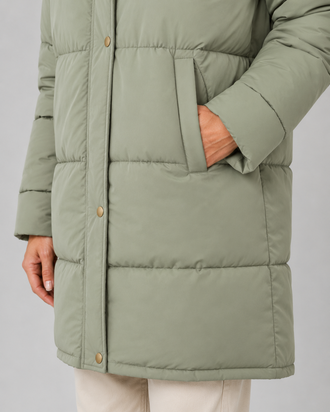 Isadora | Hooded Longline Puffer Coat