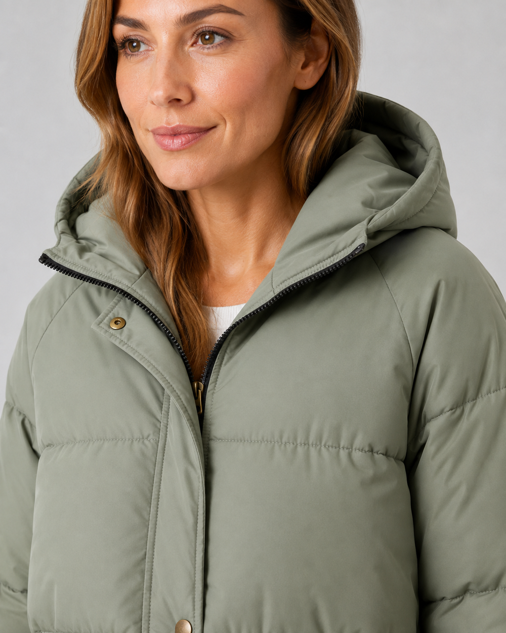 Isadora | Hooded Longline Puffer Coat