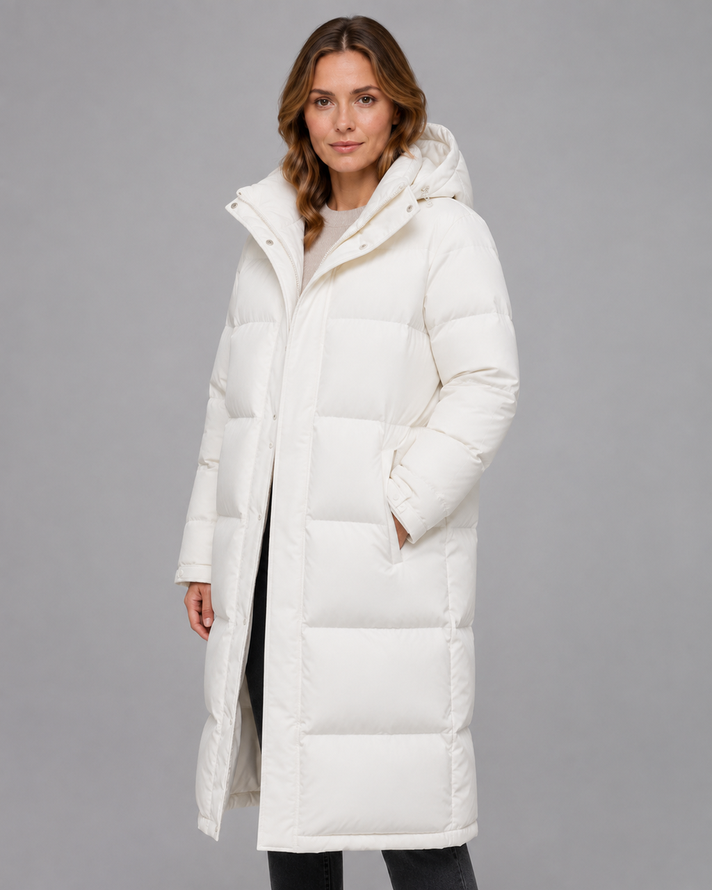 Lyra | Longline Hooded Padded Winter Parka