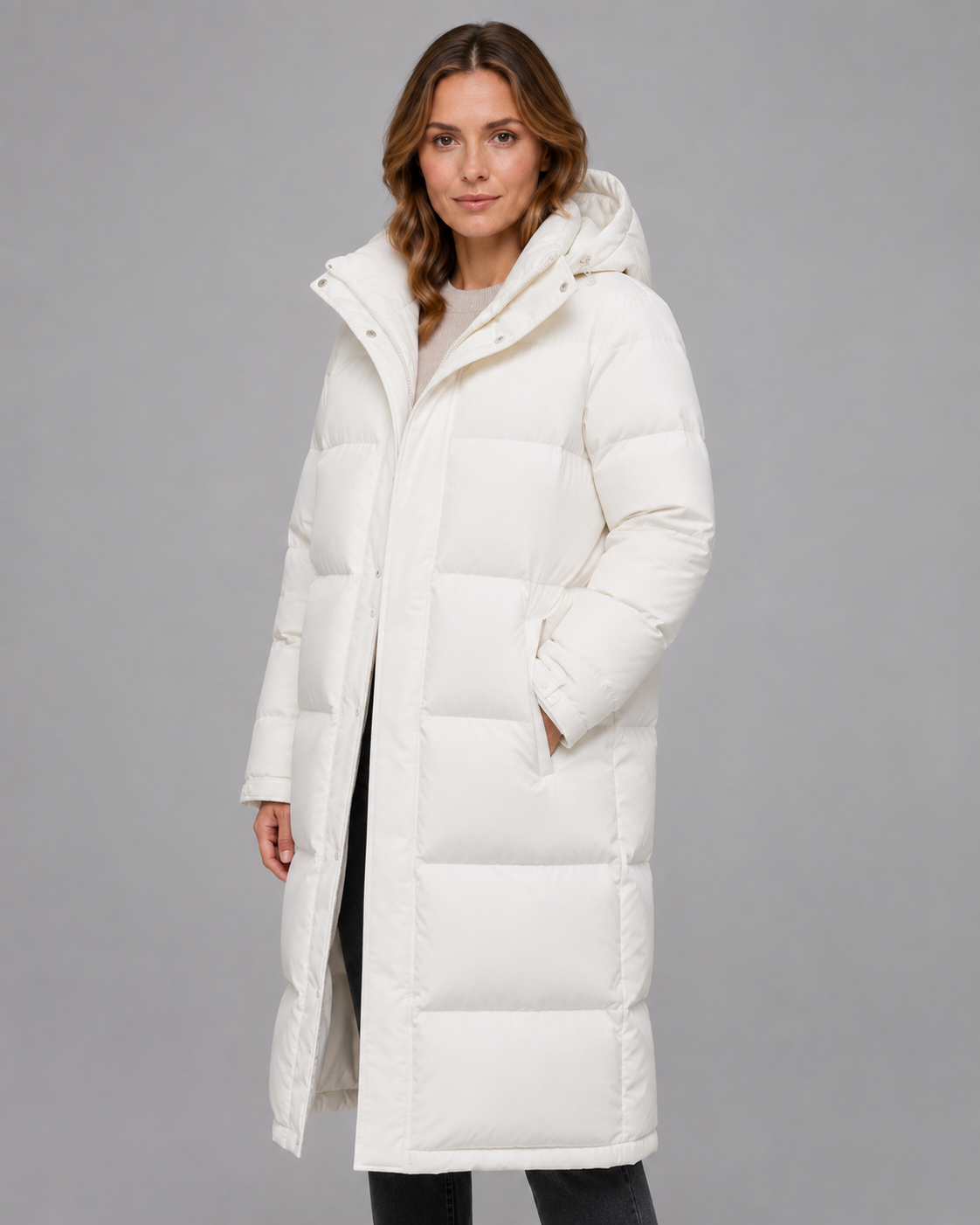 Lyra | Longline Hooded Padded Winter Parka