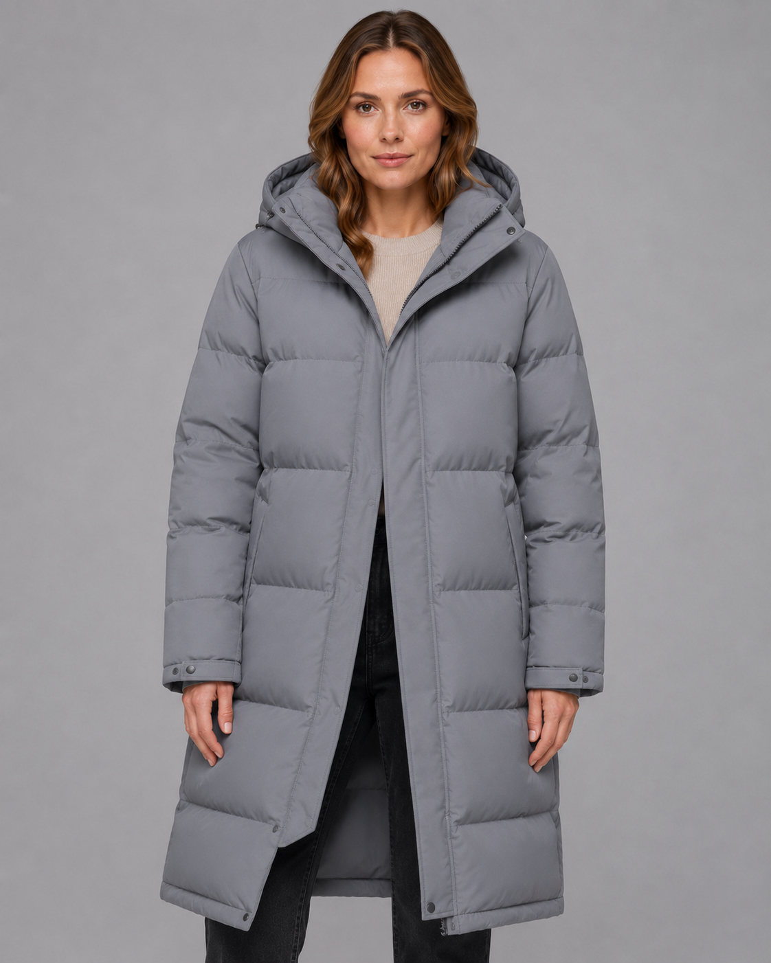 Lyra | Longline Hooded Padded Winter Parka