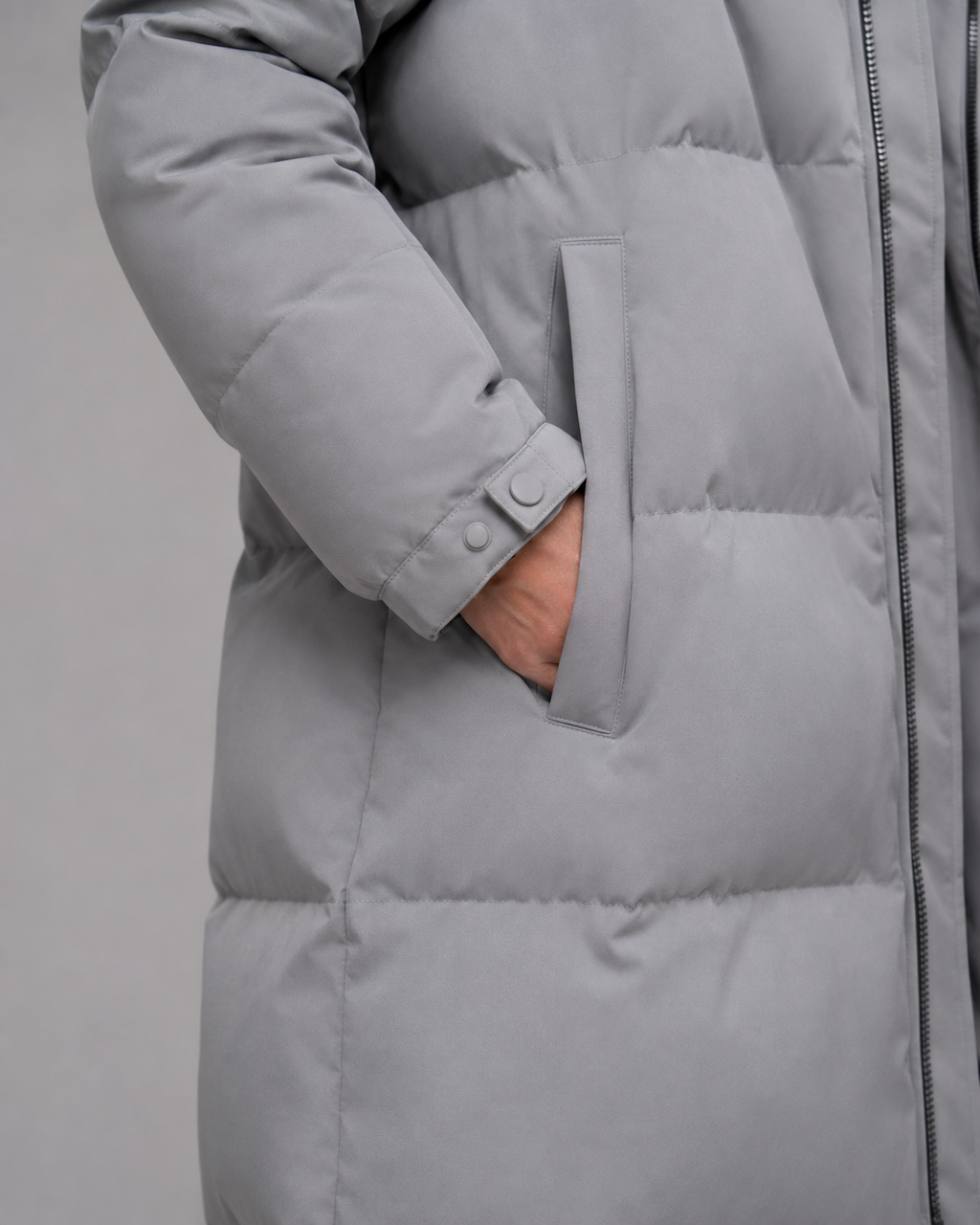 Lyra | Longline Hooded Padded Winter Parka