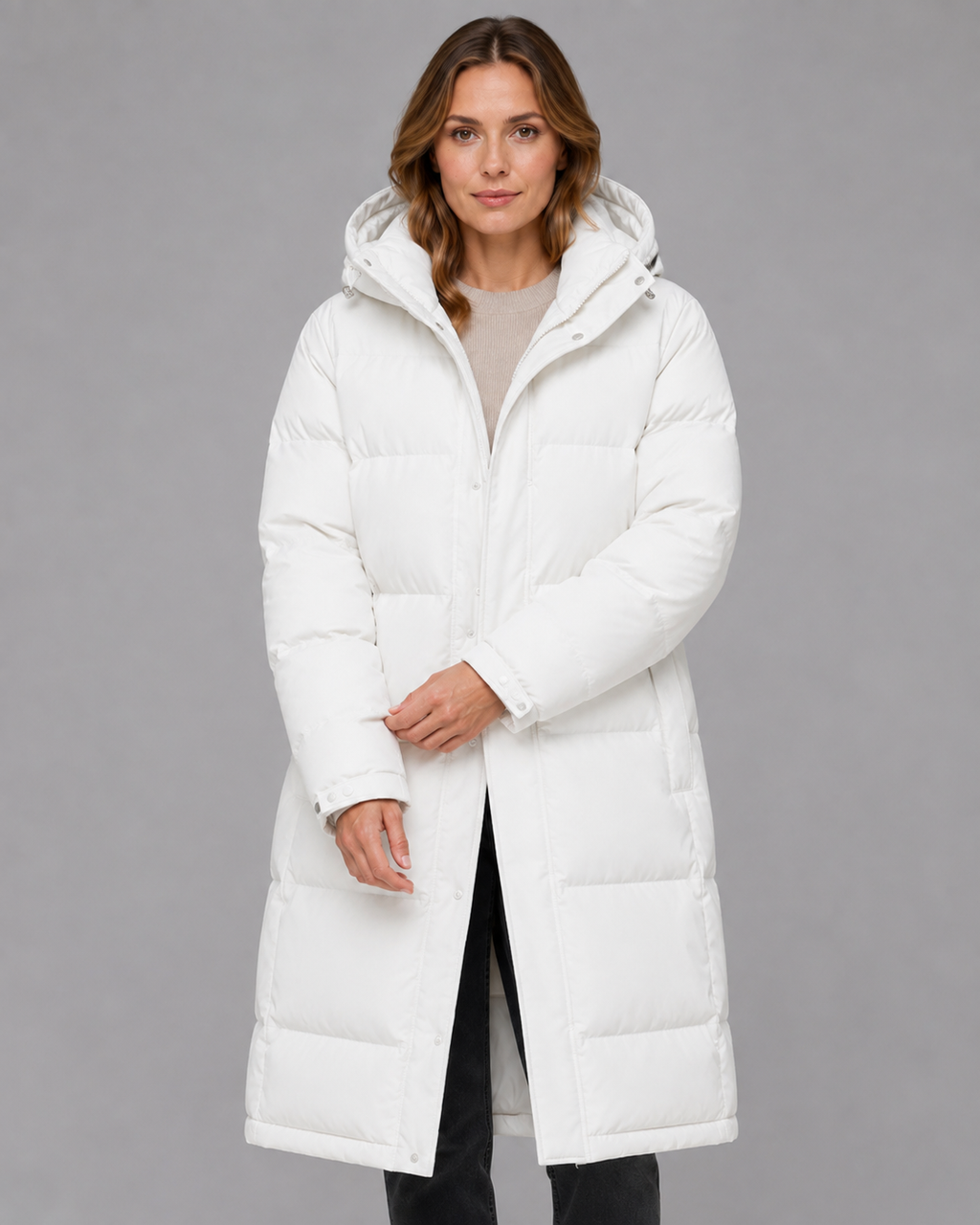 Lyra | Longline Hooded Padded Winter Parka