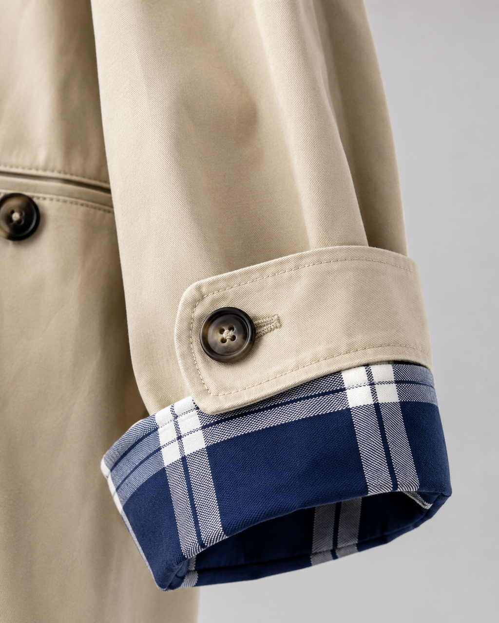 Opal | Plaid-Lined Barn Jacket