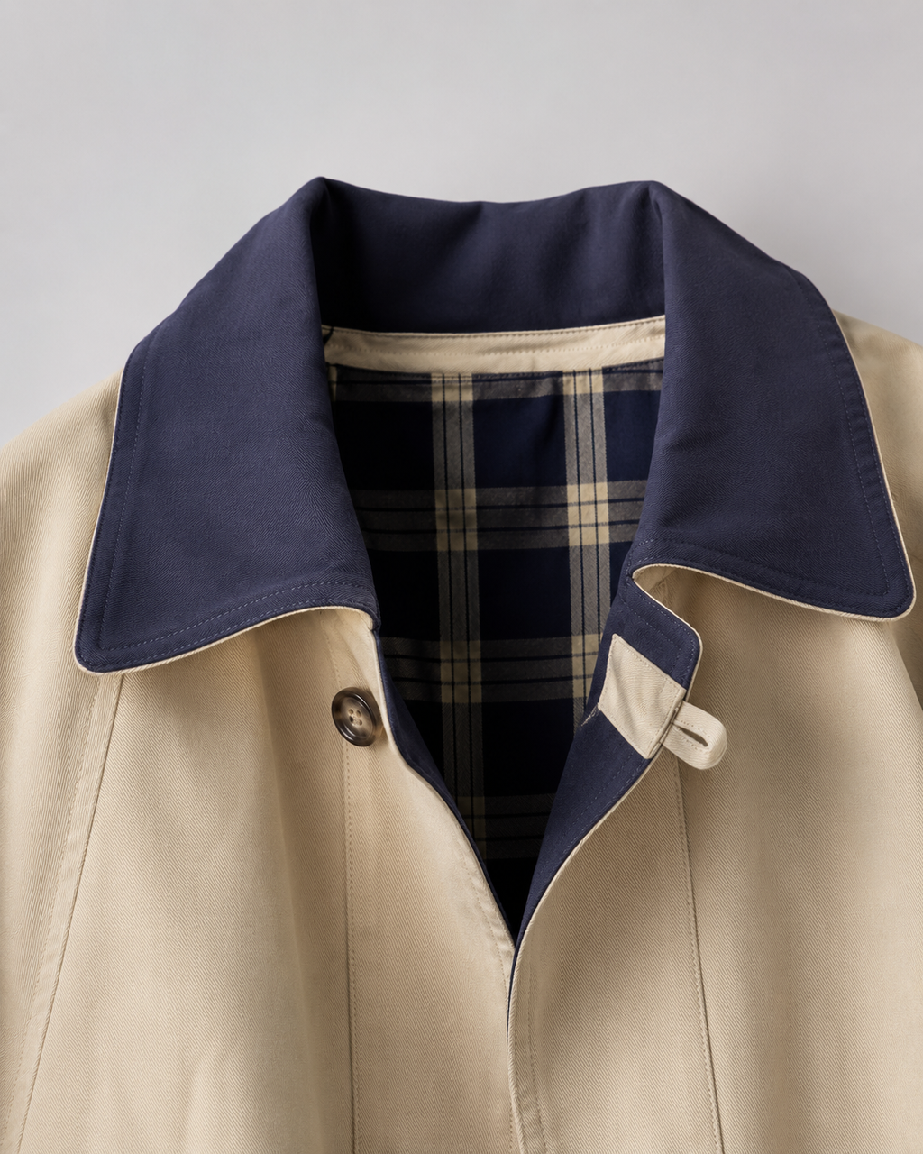 Opal | Plaid-Lined Barn Jacket