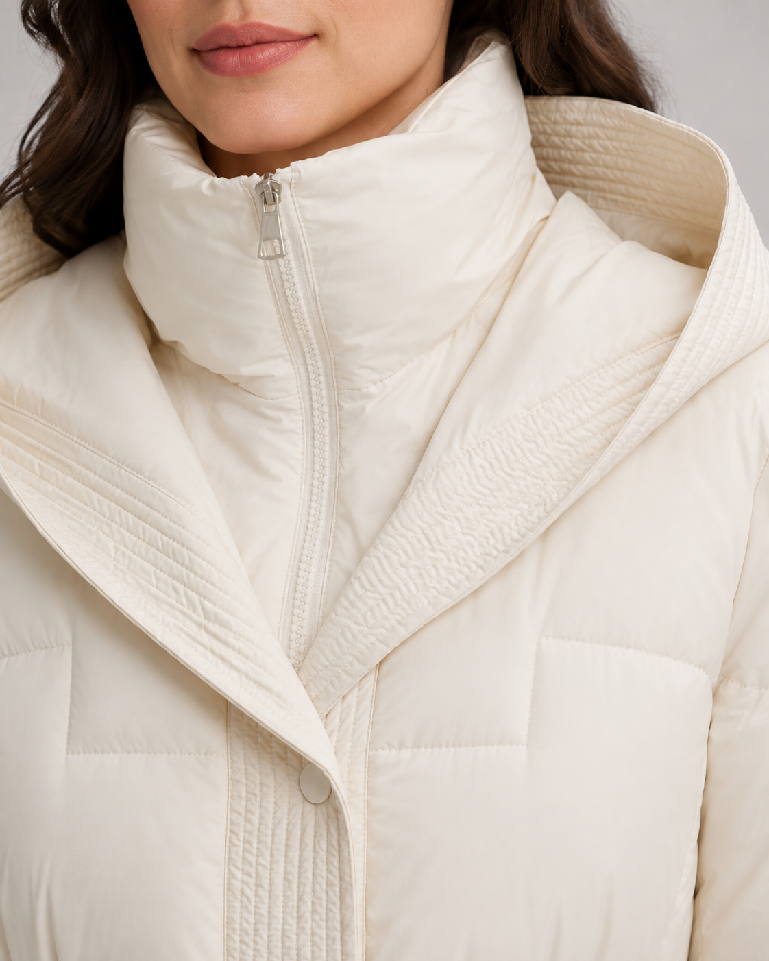 Calla | Belted Hooded Longline Puffer Parka