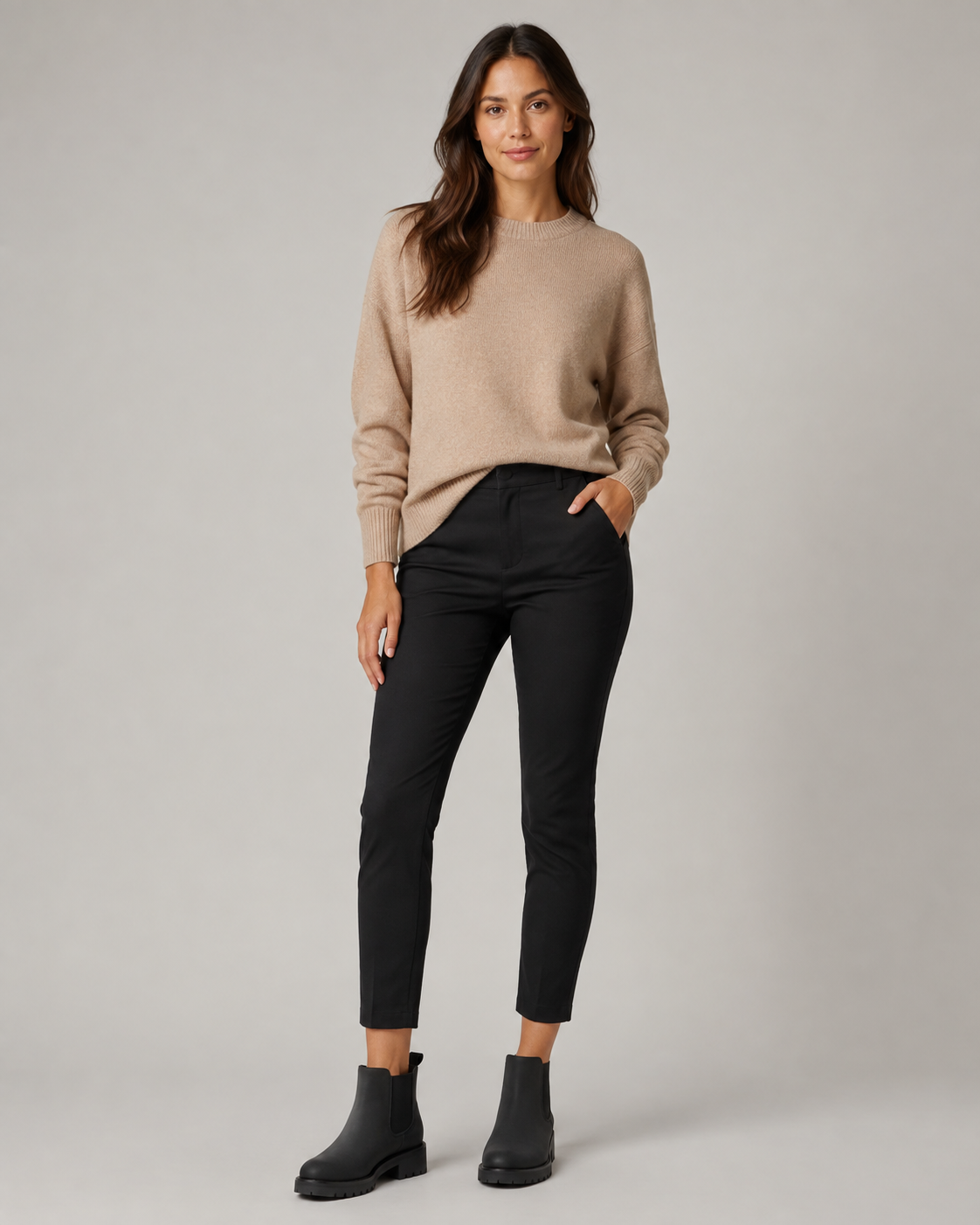 Liora | Chunky Sole Chelsea Boots