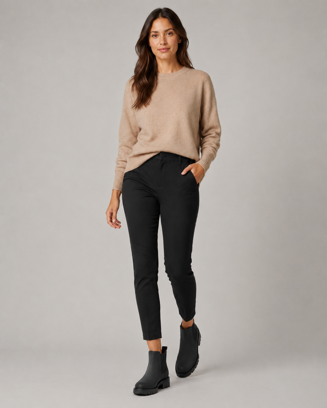 Liora | Chunky Sole Chelsea Boots