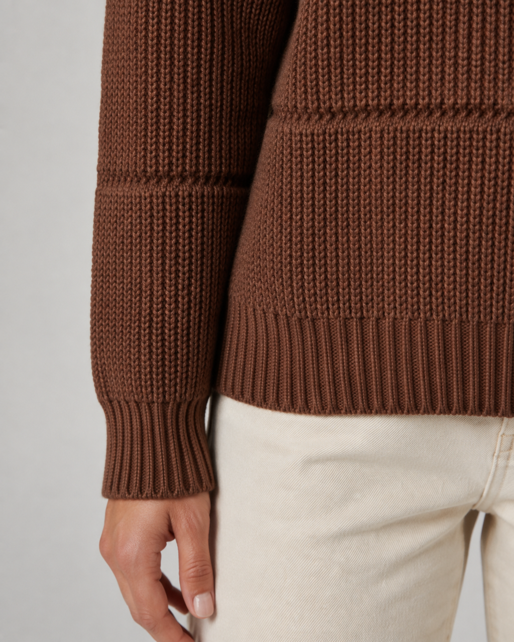 Valeria | Chunky Ribbed Crewneck Sweater