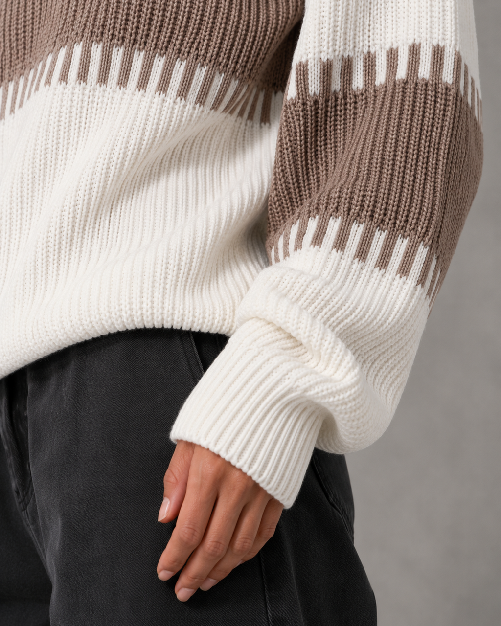 Florence | Colour Block Knit Sweater