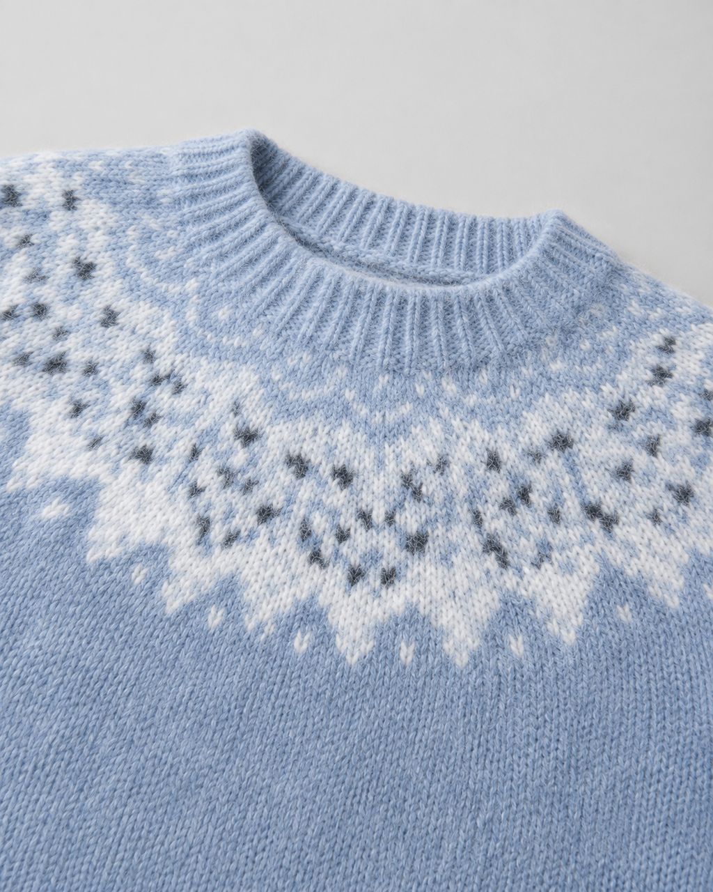 Halle | Fair Isle Crew Neck Sweater