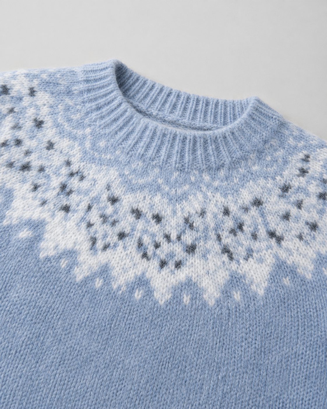 Halle | Fair Isle Crew Neck Sweater