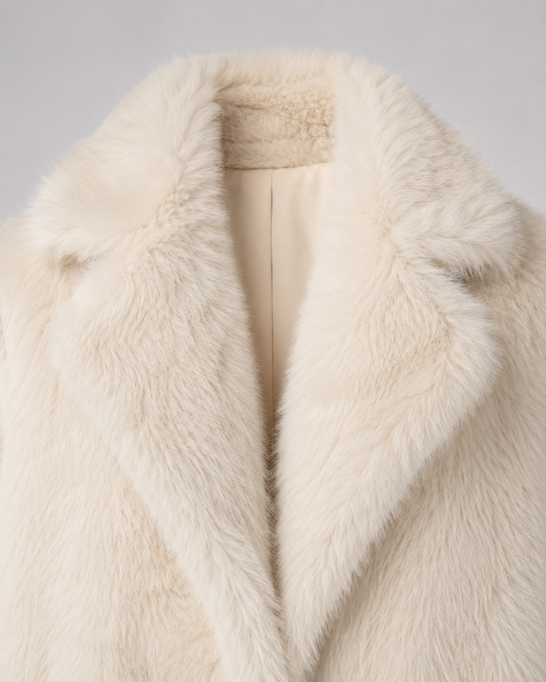 Tatiana | Plush Shawl Collar Faux Fur Jacket