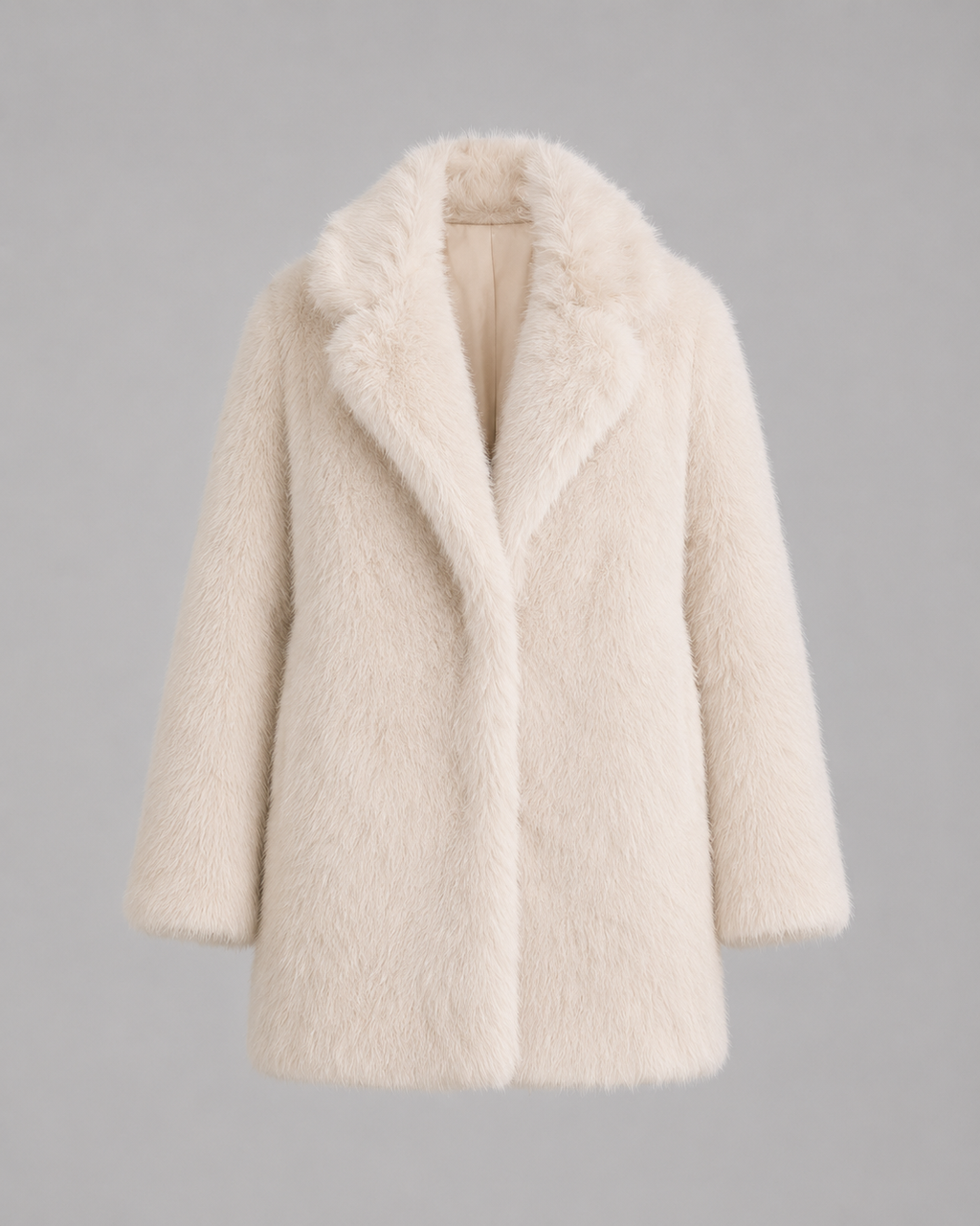Tatiana | Plush Shawl Collar Faux Fur Jacket