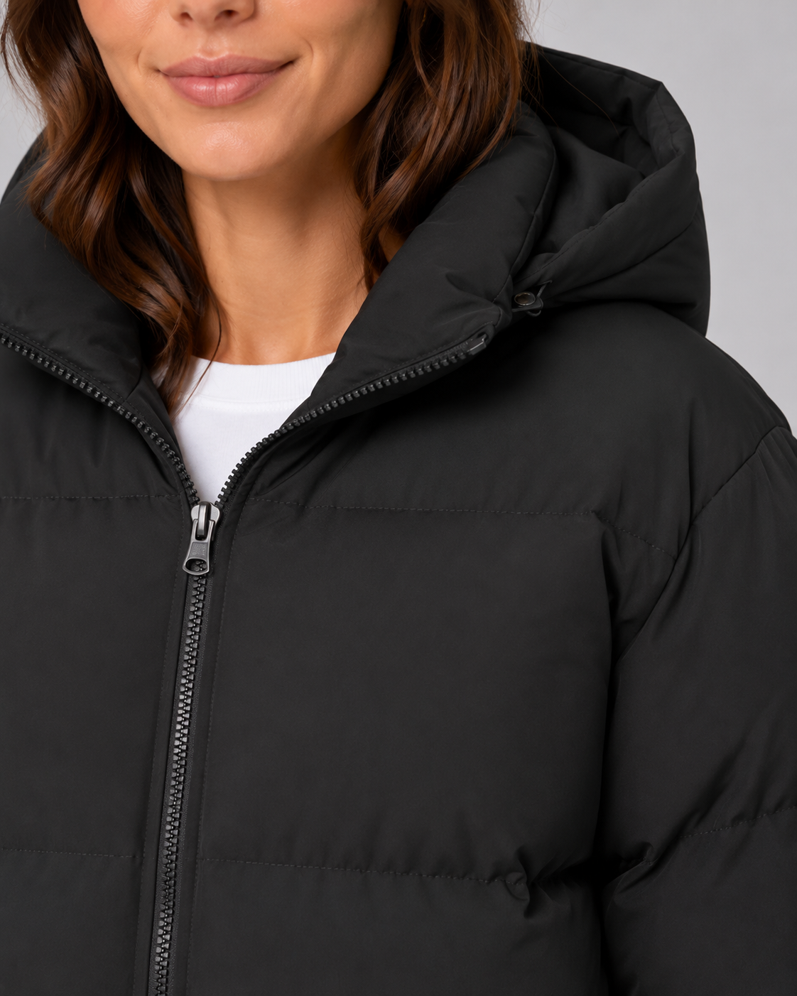 Zora | Hooded Puffer Jacket with Drawstring Hem