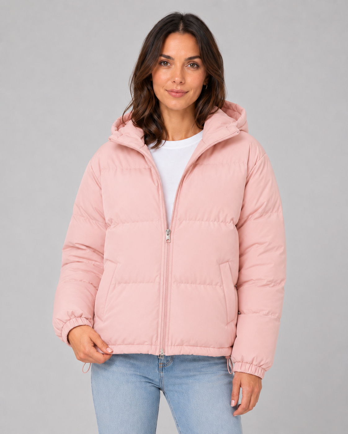 Zora | Hooded Puffer Jacket with Drawstring Hem