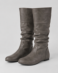 Thea | Ruched Knee-High Slouch Boots