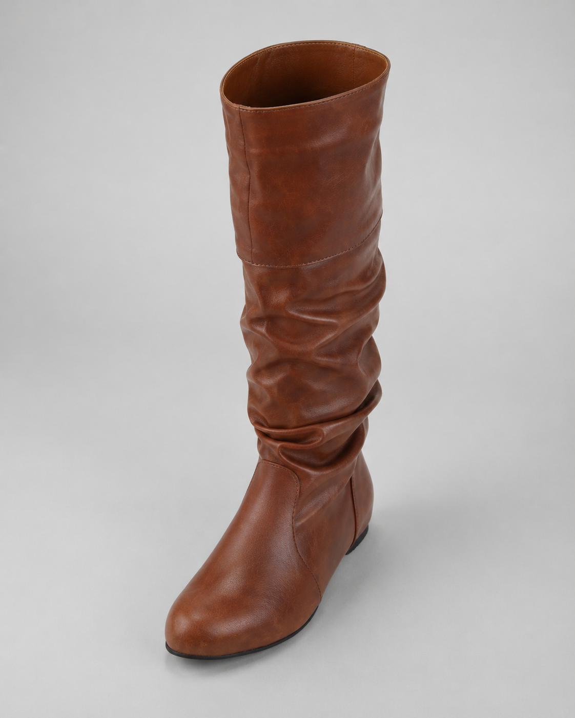 Thea | Ruched Knee-High Slouch Boots