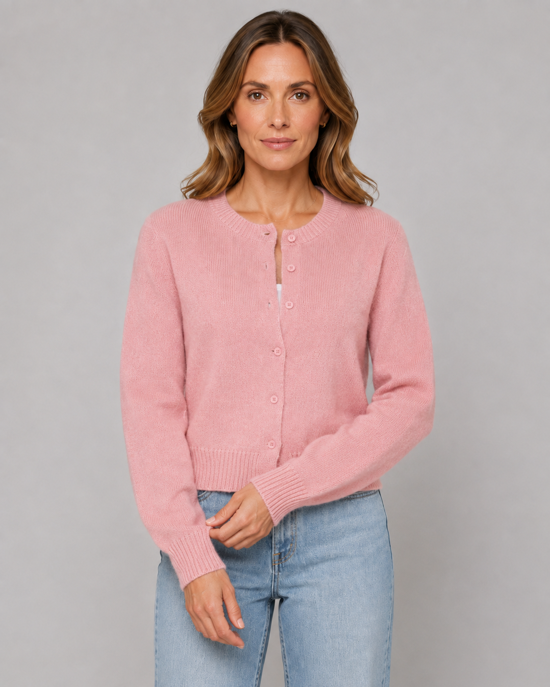 Vienna | Cropped Button Cardigan