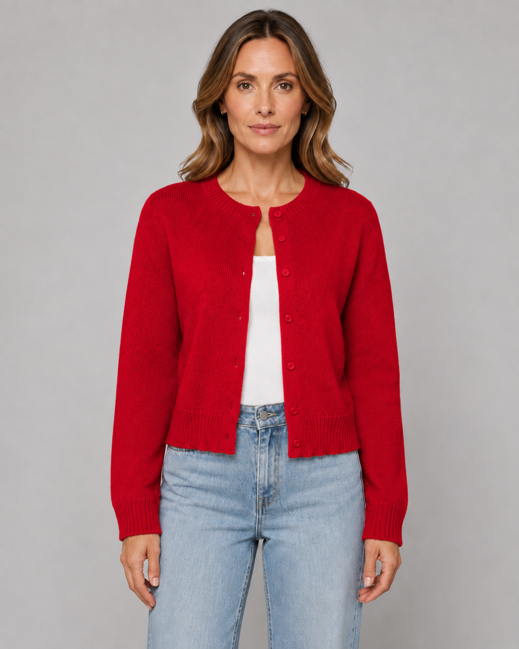 Vienna | Cropped Button Cardigan
