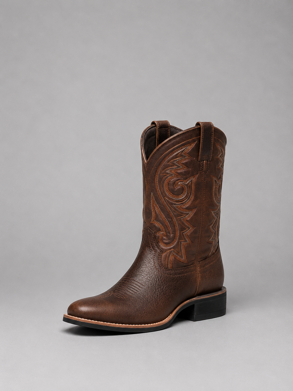 Ottilie | Embroidered Western Leather Cowboy Boots