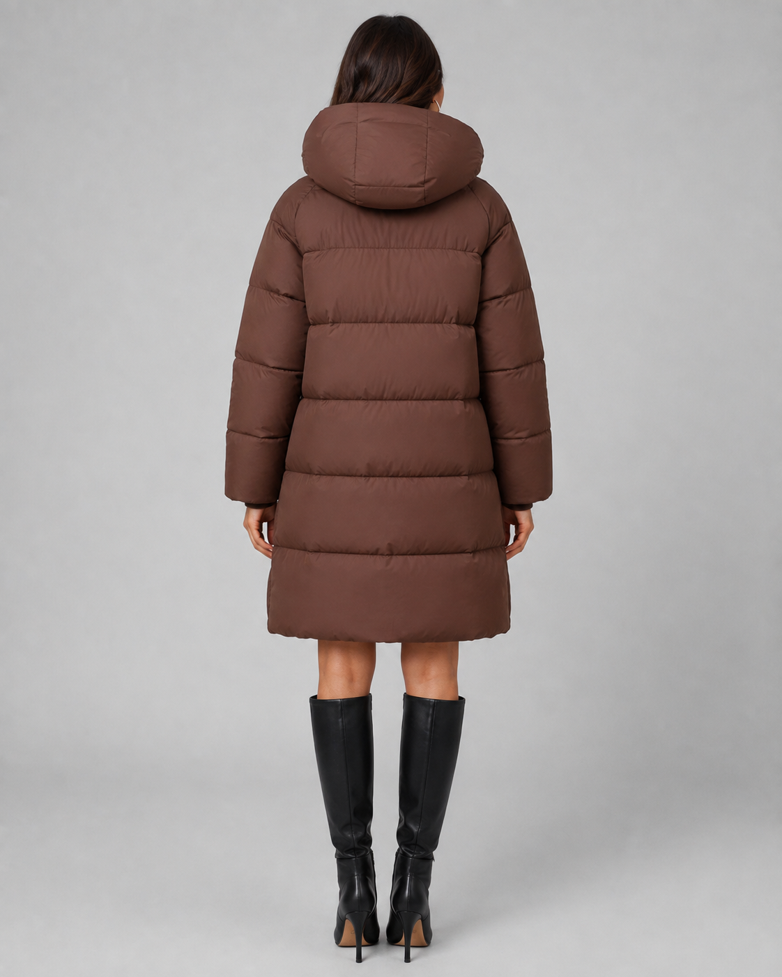 Priya | Hooded Quilted Puffer Coat