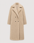 Aveline | Double-Breasted Teddy Coat