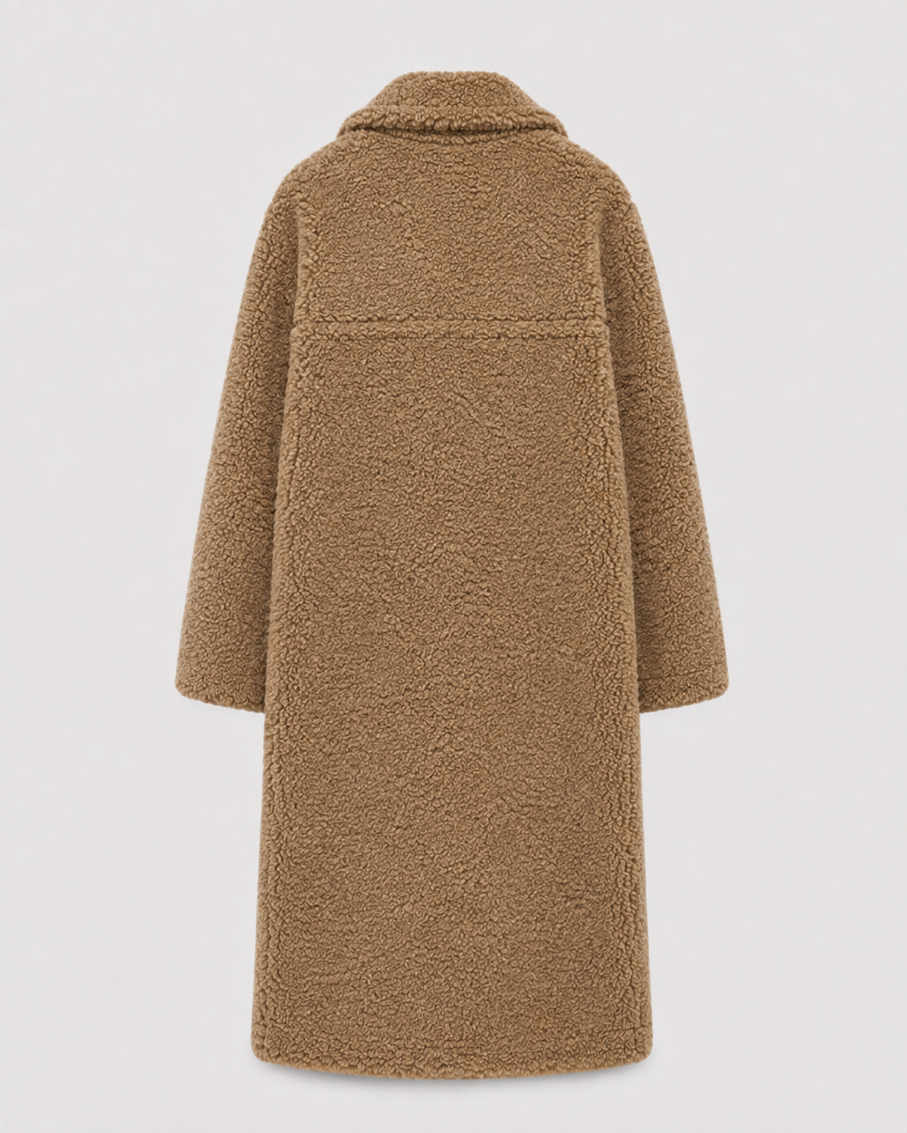 Aveline | Double-Breasted Teddy Coat