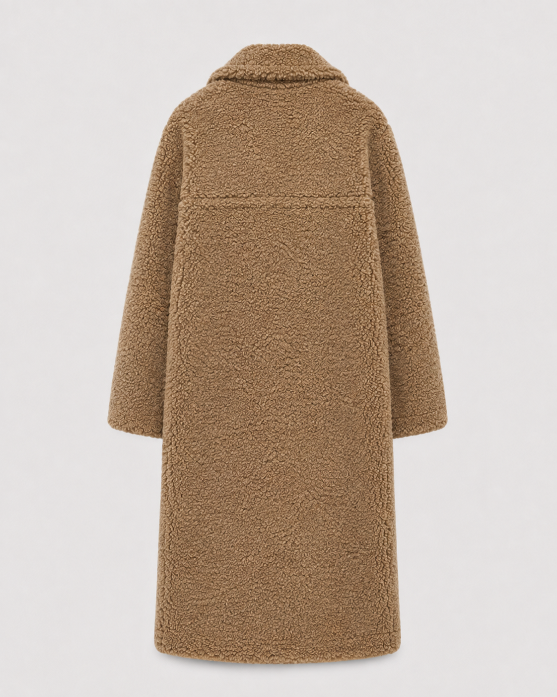 Aveline | Double-Breasted Teddy Coat