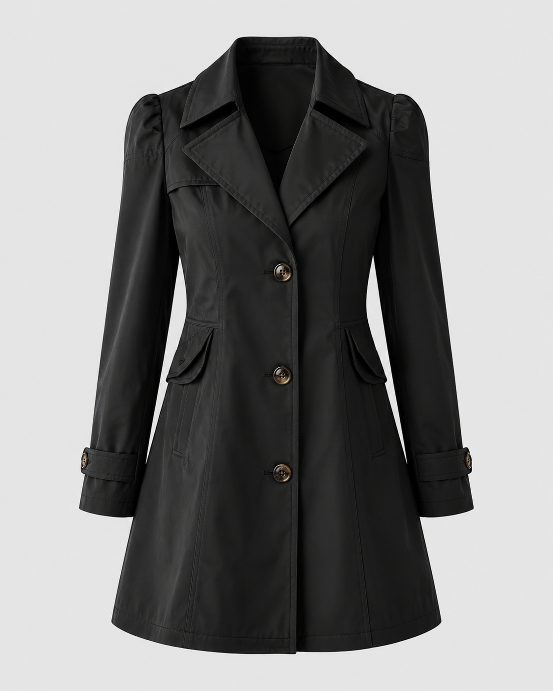 Paloma | Single-Breasted Short Trench Coat