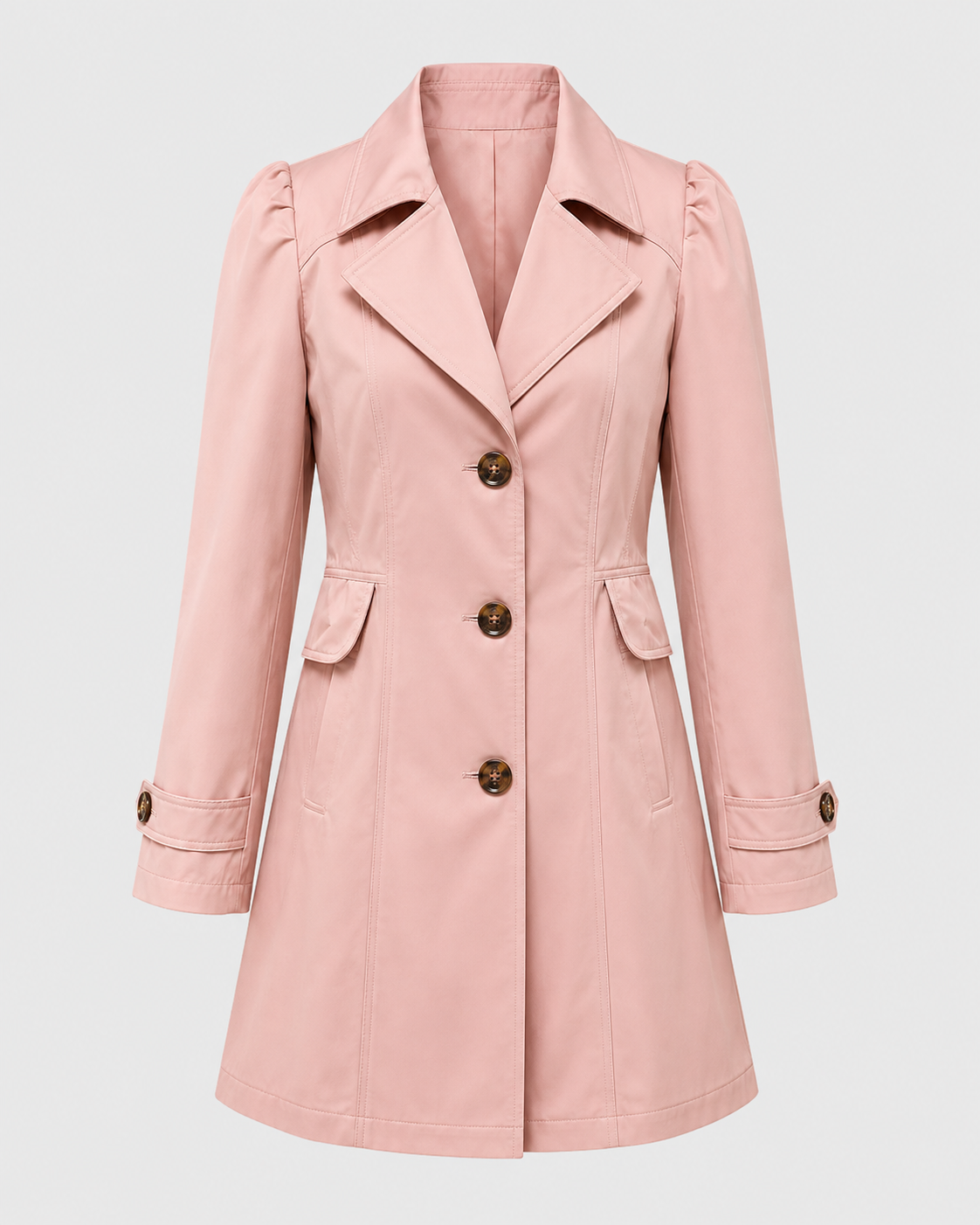 Paloma | Single-Breasted Short Trench Coat