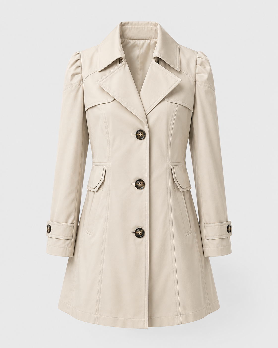 Paloma | Single-Breasted Short Trench Coat