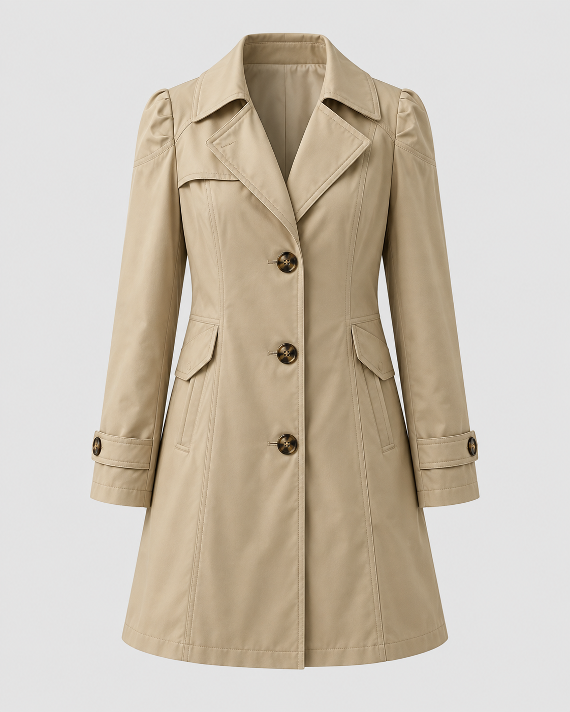 Paloma | Single-Breasted Short Trench Coat