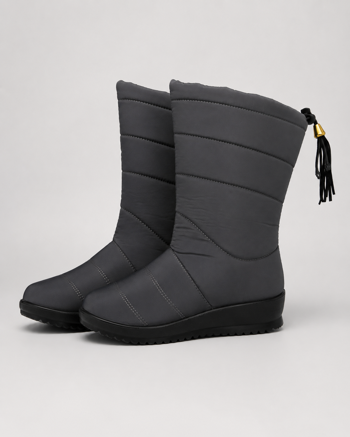Marguerite | Quilted Mid-Calf Snow Boots