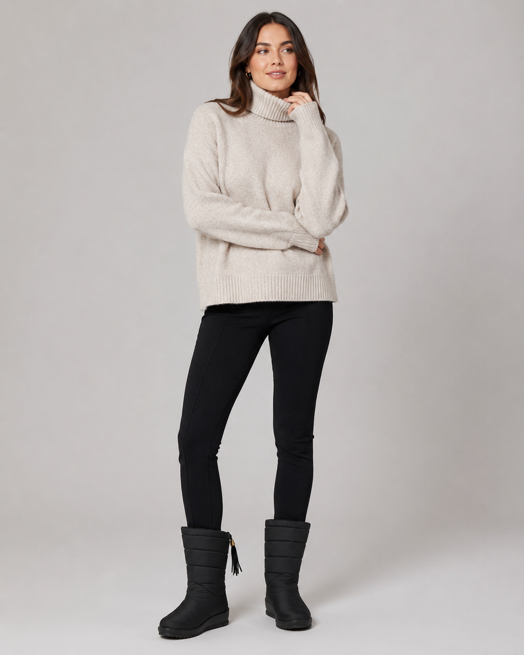 Marguerite | Quilted Mid-Calf Snow Boots