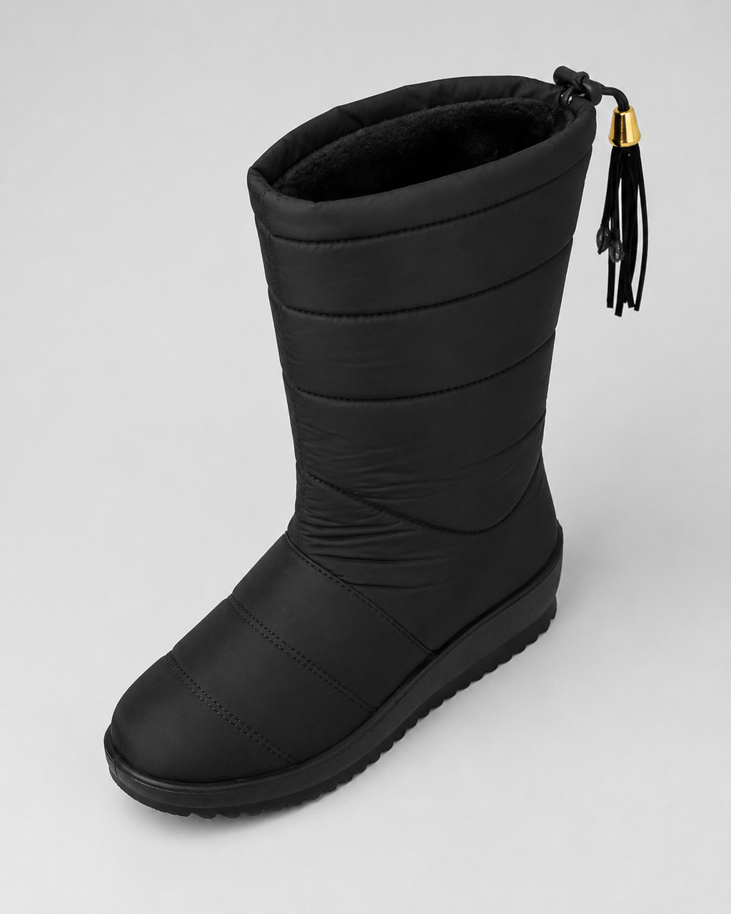 Marguerite | Quilted Mid-Calf Snow Boots
