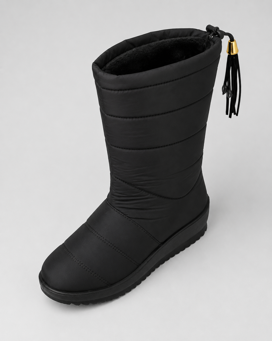 Marguerite | Quilted Mid-Calf Snow Boots