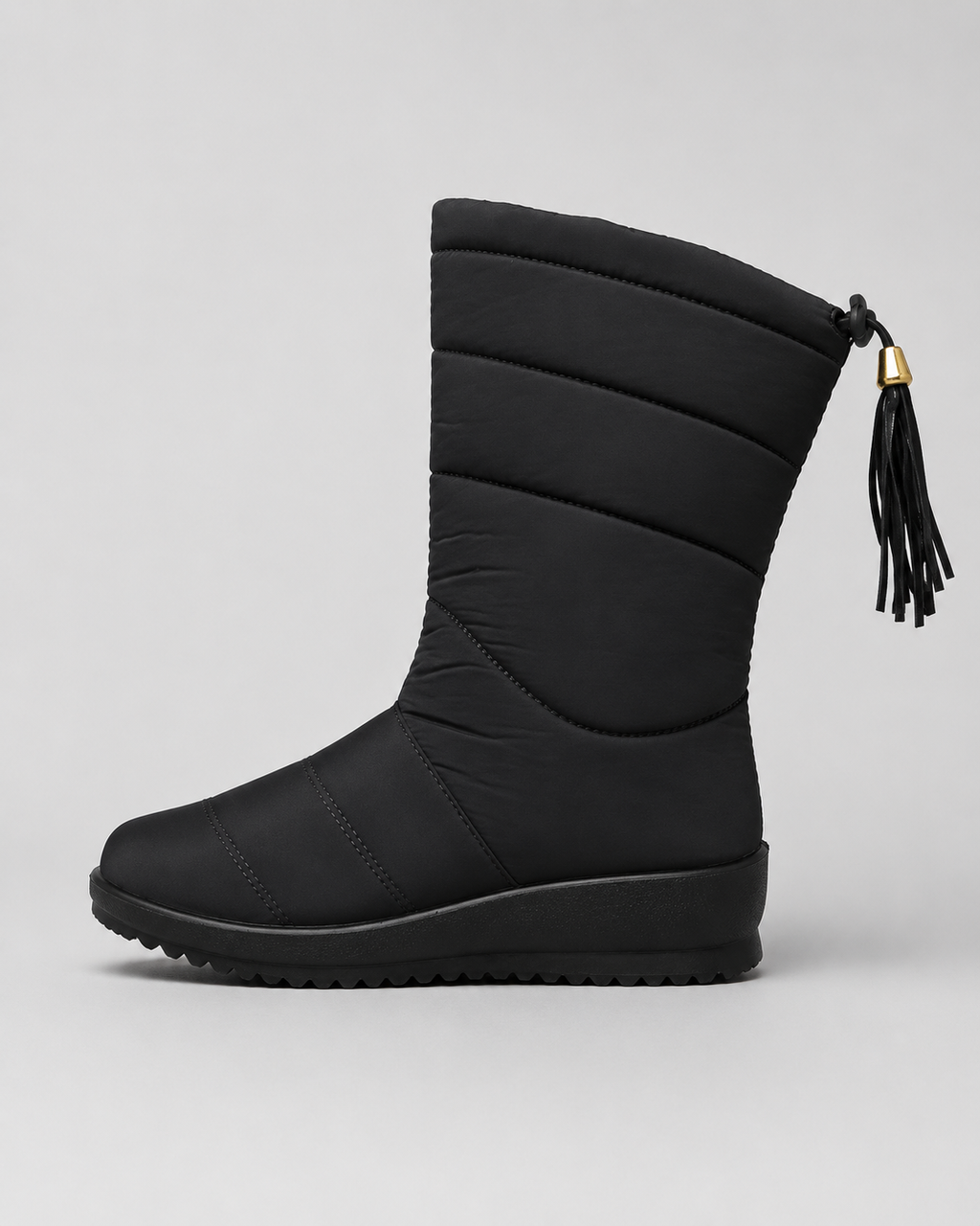 Marguerite | Quilted Mid-Calf Snow Boots