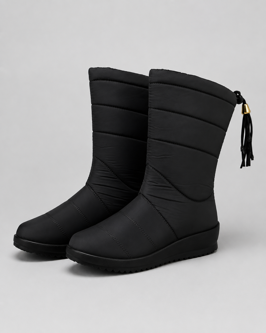 Marguerite | Quilted Mid-Calf Snow Boots