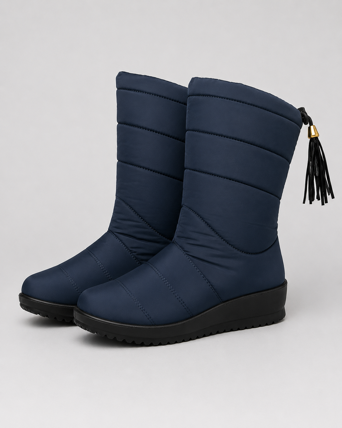 Marguerite | Quilted Mid-Calf Snow Boots