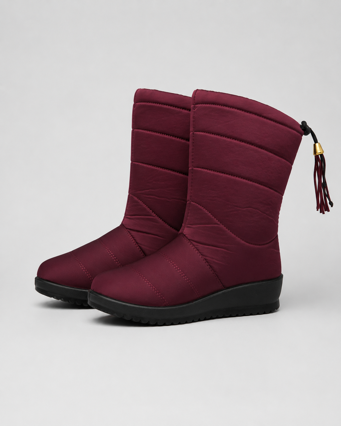 Marguerite | Quilted Mid-Calf Snow Boots