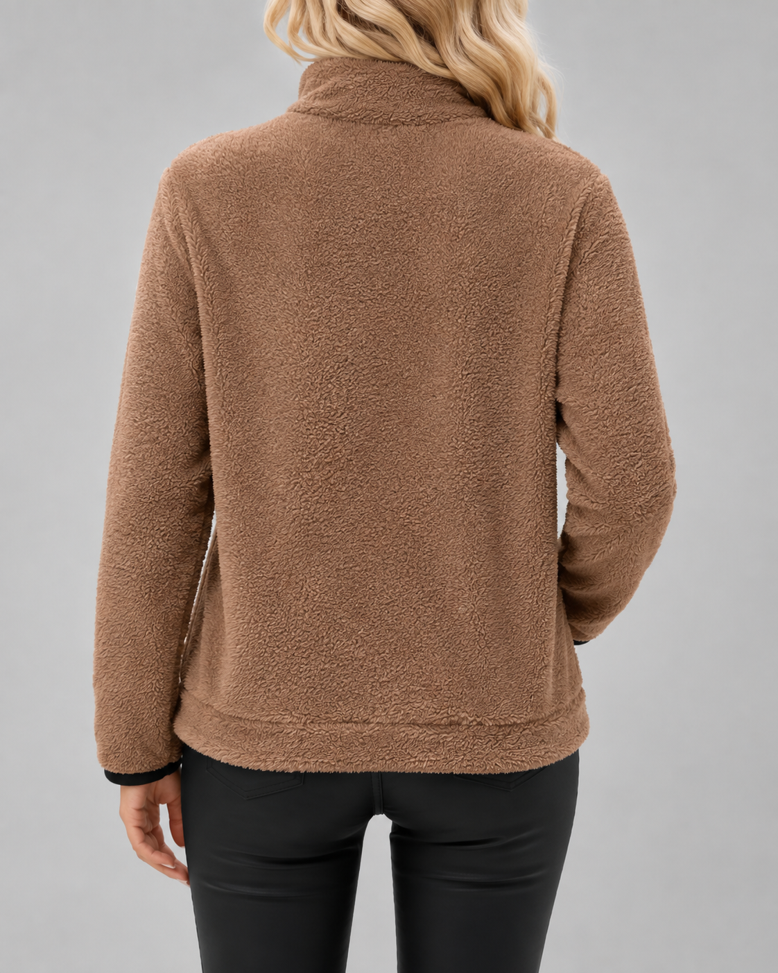 Selene | Teddy Fleece Half-Zip Pullover