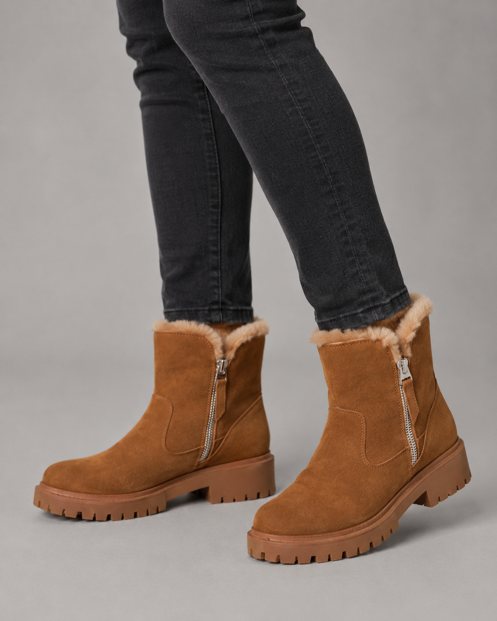 Seraphina | Faux Fur Lined Ankle Boots